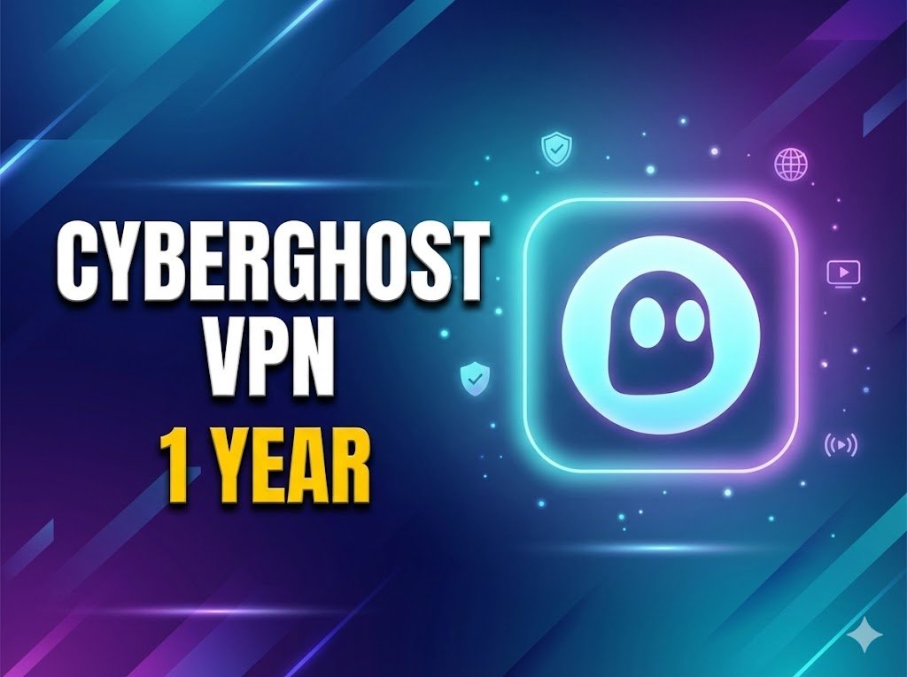 CyberGhost VPN – 1 Year Official Subscription (Email Activation)
